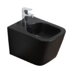 Bideu suspendat Fluminia Paris, negru mat