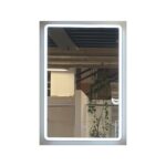 Oglinda Fluminia Morris-AC, dreptunghiulara, cu iluminare LED, 3 culori