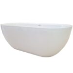 Cada freestanding Hatria Tiberis, 170x78 cm, alb - imagine 3