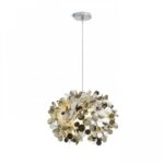 Pendul suspendat Rendl Confetti, led E27, 15W, crom - imagine 2
