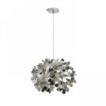 Pendul suspendat Rendl Confetti, led E27, 15W, crom