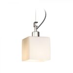 Pendul suspendat Rendl Dados New, led E27, 11W, opal/crom - imagine 2