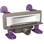 Rigola incastrata in perete Kessel Scada Wave, inox