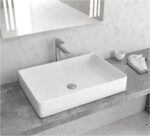 Lavoar pe blat Karag LT 2174, 60,5x40,5x11 cm, alb