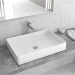 Lavoar pe blat Karag LT 2174, 60,5x40,5x11 cm, alb