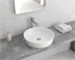 Lavoar pe blat Karag LT 3206, 48x48x10 cm, alb