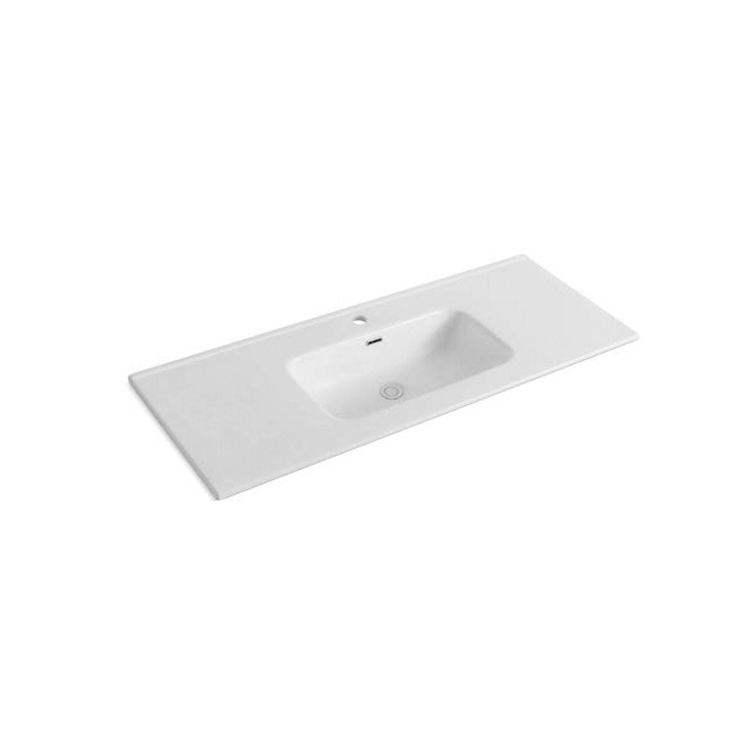 LT7506-120_1 Lavoar incastrat Karag LT 7506, 120.5x47x18 cm, alb - imagine 1