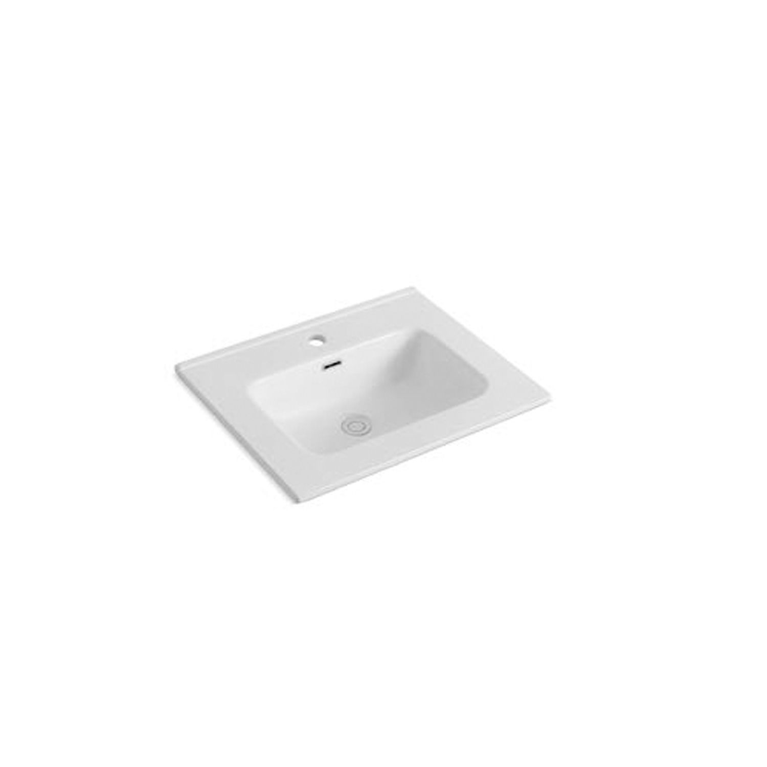 LT7506-60_4 Lavoar incastrat Karag LT 7506, 61x46,5x17 cm, alb - imagine 1