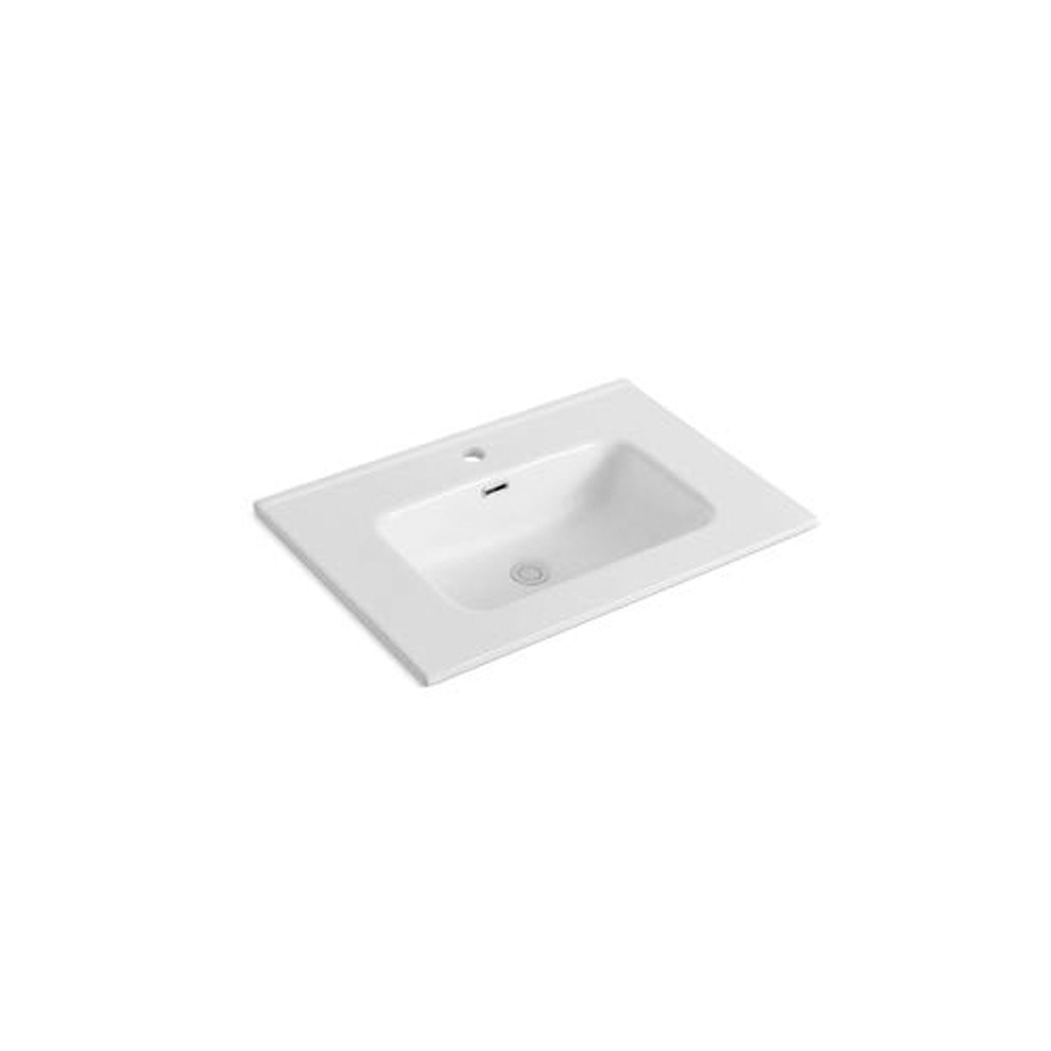 LT7506-75_2 Lavoar incastrat Karag LT 7506, 76x47x18 cm, alb - imagine 1