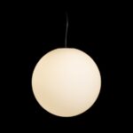 Pendul suspendat Rendl Lunea 50, led E27, 15W, opal/crom - imagine 3