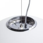 Pendul suspendat Rendl Lunea 50, led E27, 15W, opal/crom - imagine 4