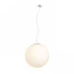 Pendul suspendat Rendl Lunea 50, led E27, 15W, opal/crom - imagine 2