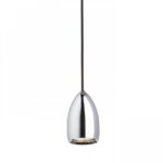 Pendul suspendat Rendl Babades I, GU10, 35W, negru/crom