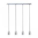 Lustra suspendata Rendl Babades IV, GU10, 4x35W, crom