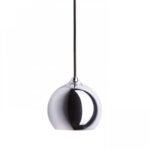 Pendul suspendat Rendl Desty I, GU10, 35W, negru/crom - imagine 3