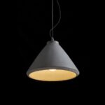 Pendul suspendat Rendl Radical, led E27, 15W, negru/gri - imagine 4