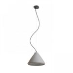 Pendul suspendat Rendl Radical, led E27, 15W, negru/gri
