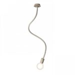 Plafoniera suspendata Rendl Loyd, led E27, 15W, gri/bej - imagine 2