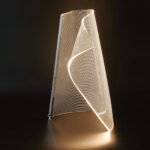 Lampa de masa Veglia T - Mimax , argintiu