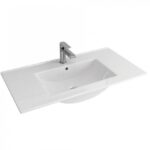 Lavoar incastrat Karag LT 7506, 101x47x18 cm, alb