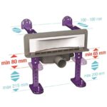 Rigola incastrata in perete Kessel Scada Wave, inox - imagine 6
