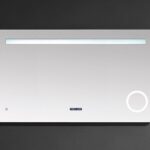 Oglindă de baie cu iluminare led Wellis Rodos, 120x70 cm