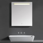 Dulap-oglindă cu iluminare led Wellis Bali, 60x70x12 cm