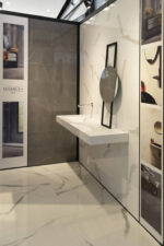 Faianta Marble+ Newker, rectificata , finisaj lucios nanotech, format 29.5x90