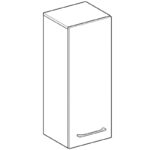 Dulap înalt suspendat Geberit Selnova Square, 85 cm, nuc american închis - imagine 5