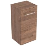Dulap înalt suspendat Geberit Selnova Square, 65 cm, nuc american închis
