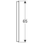 Oglindă dreptunghiulară cu iluminare LED, Geberit Option Basic, 90x65 cm - imagine 5