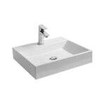 Lavoar material compozit Ravak SD Natural, 50x45x14 cm, alb