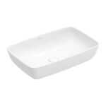 Lavoar dreptunghiular de blat Villeroy&Boch Artis, 58x38,5x13 cm, alb