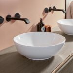 Lavoar rotund de blat Villeroy&Boch Loop&Friends Slim, 42x42x12 cm, alb - imagine 6