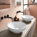 Lavoar rotund de blat Villeroy&Boch Loop&Friends Slim, 42x42x12 cm, alb - imagine 5