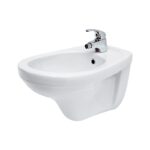 Bideu suspendat Cersanit Terra, 37 cm, alb