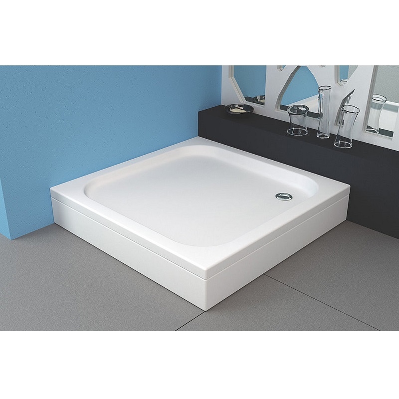 110312_Cadita-de-dus-patrata,-80-x-80-cm,-Trin Cadita de dus patrata Kolpasan Trin, cu masca si suport, 80x80x17 cm, acril - imagine 1