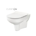Set vas WC suspendat Cersanit City, rimless, cu capac Soft-Close si Easy Off inclus