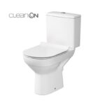 Set vas WC stativ Cersanit City New, Rimless, cu rezervor si capac Soft-Close inclus