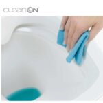 Set vas WC Cersanit Crea, oval, suspendat cu capac Soft-Close si Easy Off inclus - imagine 3