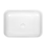Lavoar pe blat Fluminia Arno, 48.5x39 cm, alb - imagine 6