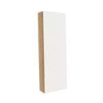 Dulap cu oglindă Kolpasan Malaya, 130 cm, stejar natur