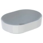 Lavoar pe blat Geberit VariForm, oval, 40x55 cm, alb