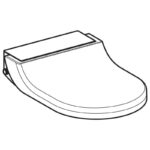 Capac wc cu functie de bideu Geberit Aquaclean Tuma Classic, alb - imagine 5