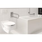 Vas WC suspendat Cersanit Etiuda, pentru persoanele cu dizabilitati, alb - imagine 3