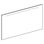 Oglindă cu iluminare LED, Geberit Option Basic, dreptunghiulară, 120x65 cm - imagine 5