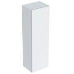 Dulap înalt suspendat, Geberit Smyle Square, 118 cm, alb lucios