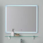 Oglindă dreptunghiulară Kolpasan Drava, cu iluminare LED, 60x70 cm - imagine 3