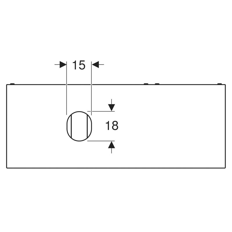 Mobilier suspendat Geberit VariForm, pentru lavoar pe blat, 120 cm, alb lucios - imagine 4