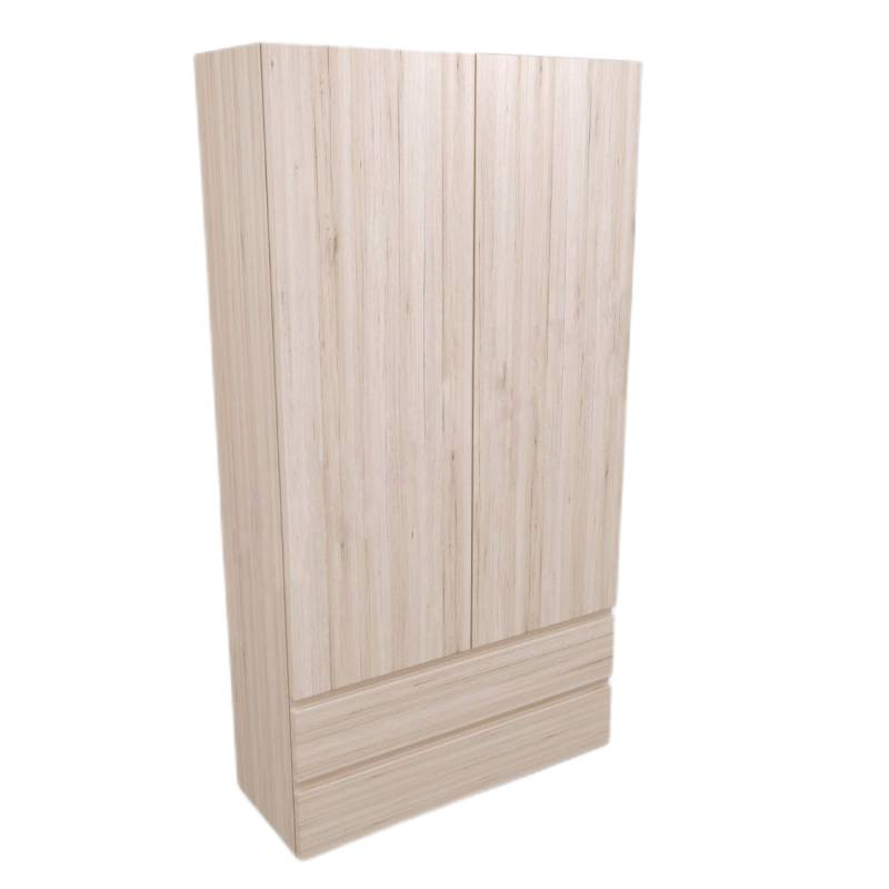 112386_dulap_inalt_2_usa_2_sertare_kolpasan_naomi_natural_wood Dulap înalt cu uși și sertare Kolpasan Naomi, înălțime 149,5 cm, natural wood - imagine 1